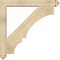 Ekena Millwork Balboa Arts and Crafts Rough Sawn Bracket w/ Offset Brace, Douglas Fir, 6"W x 40"D x 40"H BKT0604X40X40BOA03RDF - alternate 3